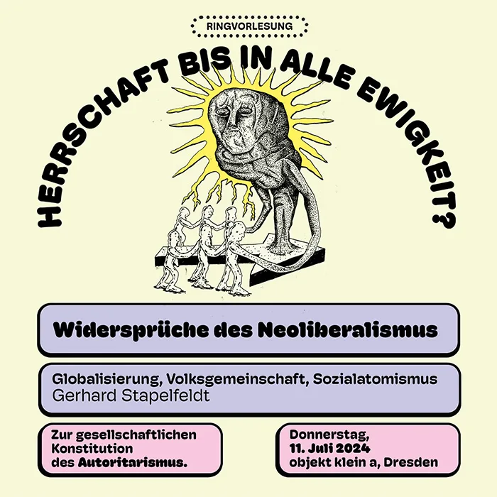 Gerhard Stapelfeldt: Widersprüche des Neoliberalismus. Globalisierung, Volksgemeinschaft, Sozialatomismus