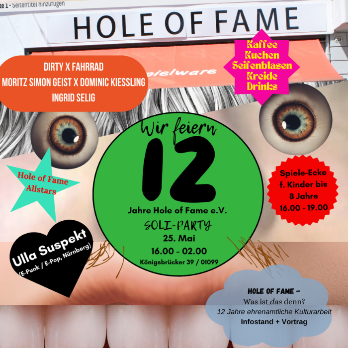 Vanstaltungsbild: 12 Jahre Hole of Fame – Soliparty