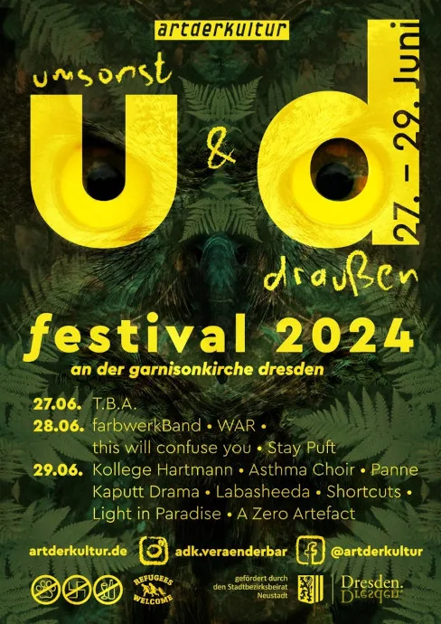 Vanstaltungsbild: 16. Umsonst & Draußen Festival Dresden