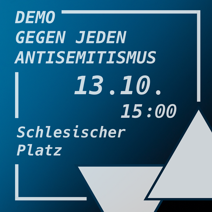 Gemeinsam gegen jeden Antisemitismus - Solidarität statt Hass