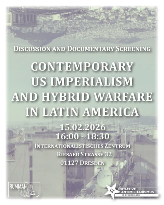 Vanstaltungsbild: Contemporary US Imperialism and Hybrid Warfare in Latin America