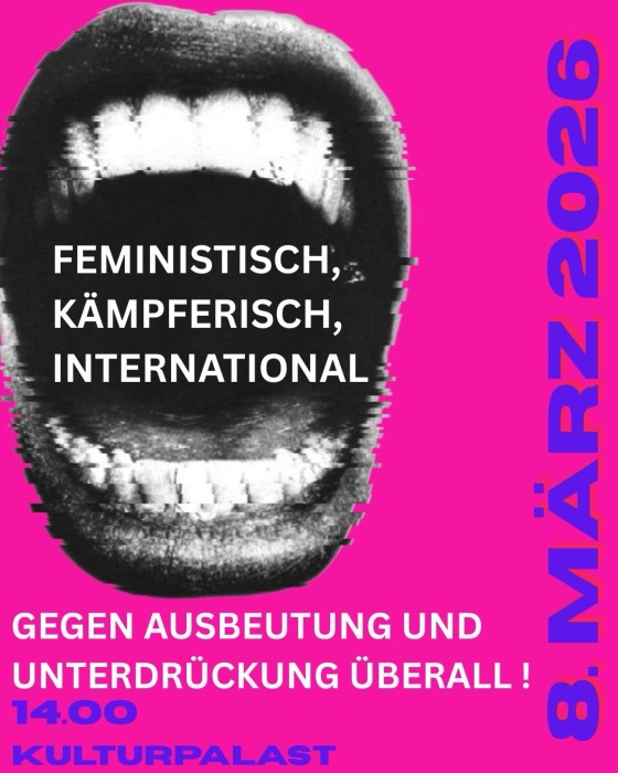 Vanstaltungsbild: 8. März – Demo zum feministischen Kampftag