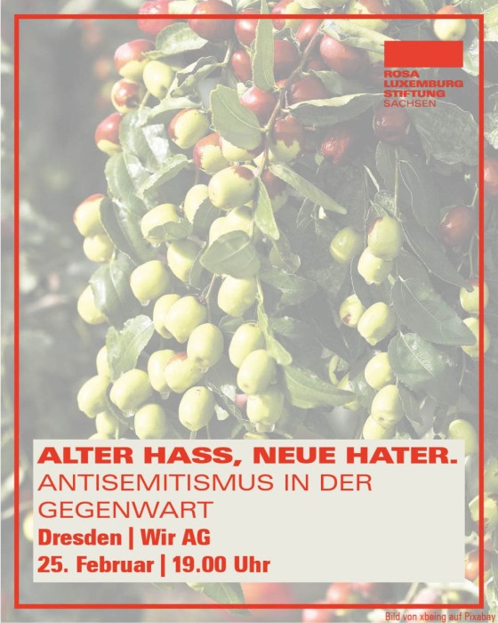 Vanstaltungsbild: Alter Hass, neue Hater. Antisemitismus in der Gegenwart