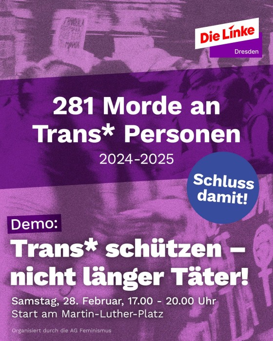 Demo gegen Transfeindlichkeit!